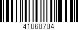 Código de barras (EAN, GTIN, SKU, ISBN): '41060704'