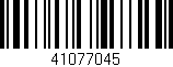 Código de barras (EAN, GTIN, SKU, ISBN): '41077045'