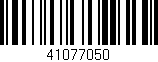 Código de barras (EAN, GTIN, SKU, ISBN): '41077050'