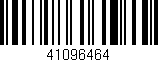 Código de barras (EAN, GTIN, SKU, ISBN): '41096464'