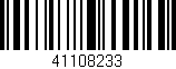 Código de barras (EAN, GTIN, SKU, ISBN): '41108233'