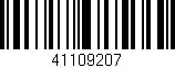 Código de barras (EAN, GTIN, SKU, ISBN): '41109207'