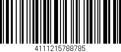 Código de barras (EAN, GTIN, SKU, ISBN): '4111215788785'