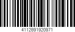 Código de barras (EAN, GTIN, SKU, ISBN): '4112891920971'