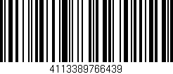 Código de barras (EAN, GTIN, SKU, ISBN): '4113389766439'