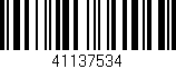 Código de barras (EAN, GTIN, SKU, ISBN): '41137534'