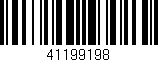 Código de barras (EAN, GTIN, SKU, ISBN): '41199198'