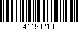 Código de barras (EAN, GTIN, SKU, ISBN): '41199210'