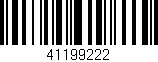 Código de barras (EAN, GTIN, SKU, ISBN): '41199222'