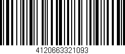 Código de barras (EAN, GTIN, SKU, ISBN): '4120663321093'
