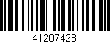 Código de barras (EAN, GTIN, SKU, ISBN): '41207428'