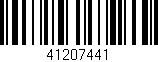 Código de barras (EAN, GTIN, SKU, ISBN): '41207441'