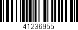 Código de barras (EAN, GTIN, SKU, ISBN): '41236955'