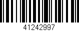 Código de barras (EAN, GTIN, SKU, ISBN): '41242997'