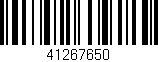 Código de barras (EAN, GTIN, SKU, ISBN): '41267650'