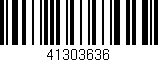 Código de barras (EAN, GTIN, SKU, ISBN): '41303636'