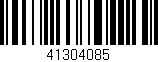 Código de barras (EAN, GTIN, SKU, ISBN): '41304085'