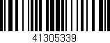 Código de barras (EAN, GTIN, SKU, ISBN): '41305339'