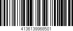 Código de barras (EAN, GTIN, SKU, ISBN): '4136139968501'