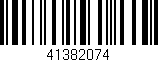 Código de barras (EAN, GTIN, SKU, ISBN): '41382074'