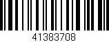 Código de barras (EAN, GTIN, SKU, ISBN): '41383708'