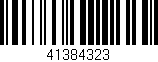 Código de barras (EAN, GTIN, SKU, ISBN): '41384323'