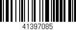 Código de barras (EAN, GTIN, SKU, ISBN): '41397085'