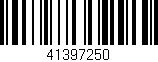 Código de barras (EAN, GTIN, SKU, ISBN): '41397250'