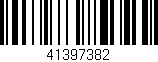 Código de barras (EAN, GTIN, SKU, ISBN): '41397382'