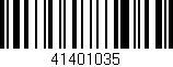 Código de barras (EAN, GTIN, SKU, ISBN): '41401035'