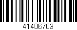 Código de barras (EAN, GTIN, SKU, ISBN): '41406703'