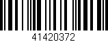 Código de barras (EAN, GTIN, SKU, ISBN): '41420372'