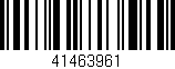 Código de barras (EAN, GTIN, SKU, ISBN): '41463961'