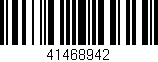 Código de barras (EAN, GTIN, SKU, ISBN): '41468942'