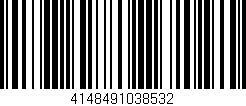 Código de barras (EAN, GTIN, SKU, ISBN): '4148491038532'