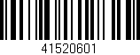 Código de barras (EAN, GTIN, SKU, ISBN): '41520601'