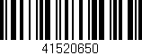 Código de barras (EAN, GTIN, SKU, ISBN): '41520650'