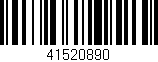 Código de barras (EAN, GTIN, SKU, ISBN): '41520890'