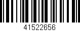 Código de barras (EAN, GTIN, SKU, ISBN): '41522656'