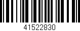 Código de barras (EAN, GTIN, SKU, ISBN): '41522830'