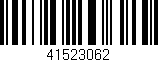 Código de barras (EAN, GTIN, SKU, ISBN): '41523062'