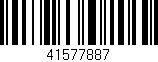 Código de barras (EAN, GTIN, SKU, ISBN): '41577887'
