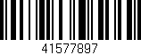 Código de barras (EAN, GTIN, SKU, ISBN): '41577897'