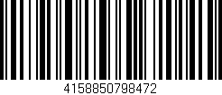 Código de barras (EAN, GTIN, SKU, ISBN): '4158850798472'