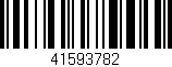 Código de barras (EAN, GTIN, SKU, ISBN): '41593782'