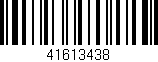 Código de barras (EAN, GTIN, SKU, ISBN): '41613438'