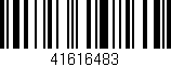 Código de barras (EAN, GTIN, SKU, ISBN): '41616483'
