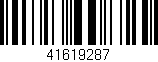 Código de barras (EAN, GTIN, SKU, ISBN): '41619287'