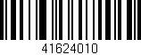 Código de barras (EAN, GTIN, SKU, ISBN): '41624010'