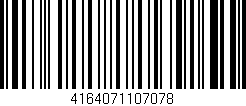 Código de barras (EAN, GTIN, SKU, ISBN): '4164071107078'